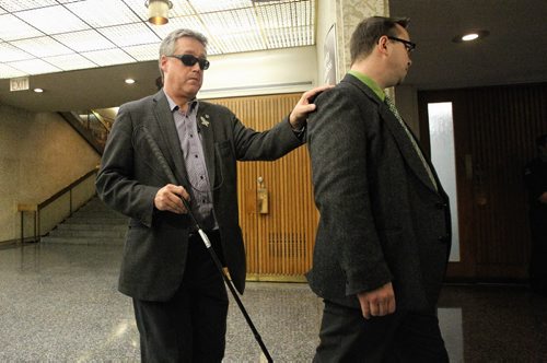 Ross Eadie arrives for the special committee meeting that will review the audit into the Fire Hall Project today at City Hall.  131021 October 21, 2013 Mike Deal / Winnipeg Free Press
