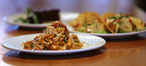 Chocolate Oblivion, Fett Chili and Fish Tacos at Cafe Carlo, Monday, October 21, 2013. (TREVOR HAGAN/WINNIPEG FREE PRESS) - restaurant review