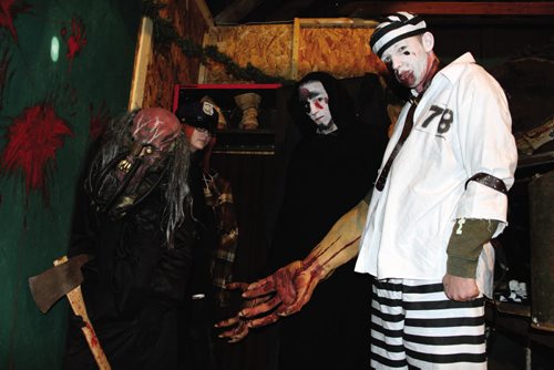 Canstar Community News Six Pines Ranch's Haunted Attractions is in full swing, with a Family Fun Day taking place on Saturday. Activities included a magic show, the 'Igor & Egor Show', a tree house show, hay rides and more. For more information on the Halloween-themed attraction, visit sixpines.mb.ca/haunt.html.