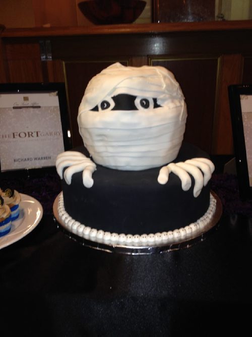Cake at the One Sweet Affair gala. The mummy cake was by Fort Garry Hotel. Doug Speirs / Winnipeg Free Press 2013