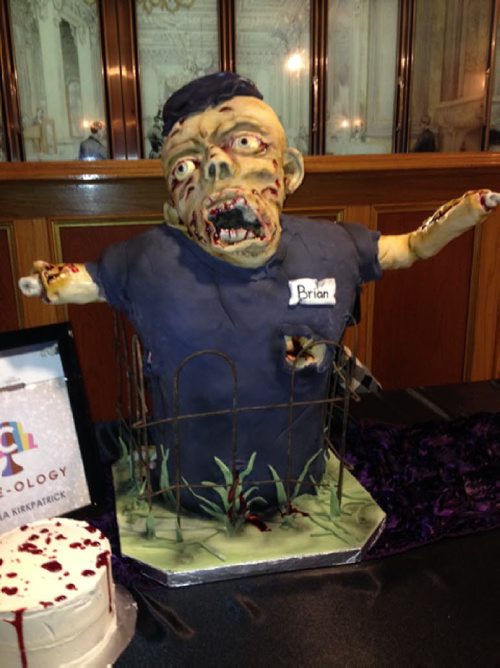 Zombie cake made by Cake-ology. Cake at the One Sweet Affair gala.   Doug Speirs / Winnipeg Free Press 2013