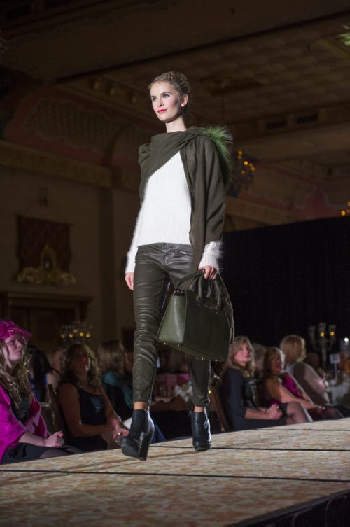 131023 Winnipeg - DAVID LIPNOWSKI / WINNIPEG FREE PRESS (October 23, 2013)  Holt Renfrew held a fashion show along with the ChildrenÄôs Hospital Guild of Manitoba on Wednesday night at the Fort Garry Hotel.  For the Threads page of the Nov. 2 edition of 49.8.