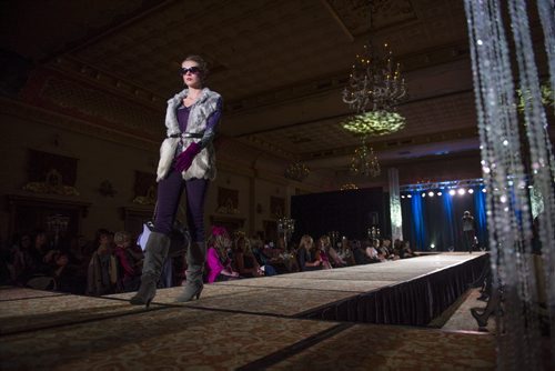 131023 Winnipeg - DAVID LIPNOWSKI / WINNIPEG FREE PRESS (October 23, 2013)  Holt Renfrew held a fashion show along with the ChildrenÄôs Hospital Guild of Manitoba on Wednesday night at the Fort Garry Hotel.  For the Threads page of the Nov. 2 edition of 49.8.