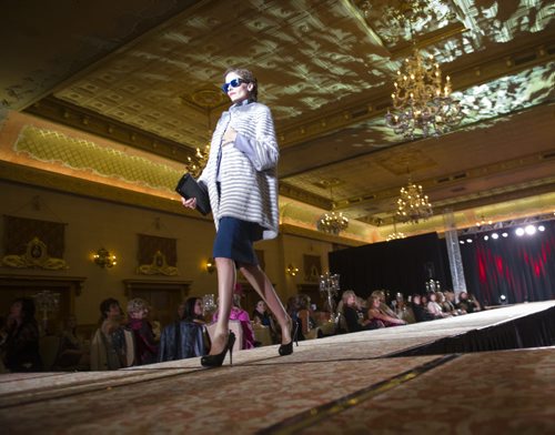 131023 Winnipeg - DAVID LIPNOWSKI / WINNIPEG FREE PRESS (October 23, 2013)  Holt Renfrew held a fashion show along with the ChildrenÄôs Hospital Guild of Manitoba on Wednesday night at the Fort Garry Hotel.  For the Threads page of the Nov. 2 edition of 49.8.