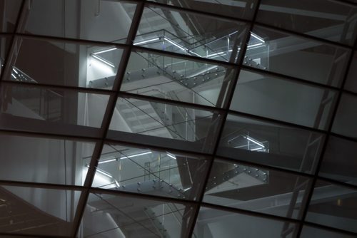 A photo of the Human Rights Museum at night. BORIS MINKEVICH / WINNIPEG FREE PRESS  November 4, 2013 CMHR