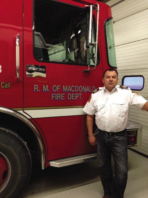 Canstar Community News Nov. 1, 2013 - RM of Macdonald fire chief Ken Langlois is resigning at the end of the year after serving on the municipality's volunteer fire department for 23 years.