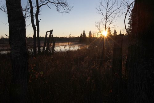 The sun rises in Riding Mountain National Park See Alex Paul Moose feature- October 2013   (JOE BRYKSA / WINNIPEG FREE PRESS)