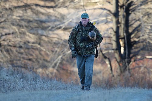 Dr. Vince Crichton- Certified Wildlife Biologist looks for moosein Riding Mountain National Park See Alex Paul Moose feature- October 2013   (JOE BRYKSA / WINNIPEG FREE PRESS)