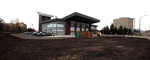 New city fire hall, Portage ave and Route 90. See story. November 8, 2013 - (Phil Hossack / Winnipeg Free Press)