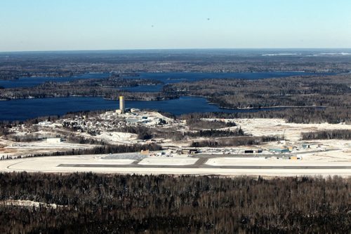 The airport at Red Lake, Ontario where a Bearskin Airline plane crashed just before landing killing five while two others survived.   131111 November 11, 2013 Mike Deal / Winnipeg Free Press