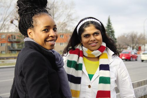 Canstar Community News (06/11/2013)- Florence 'Flo' Oramasionwu (left) and Sangeetha Nair are the co-founders of the Hateless tour. (CANSTARNEWS/DAGMAWIT FEKEDE)