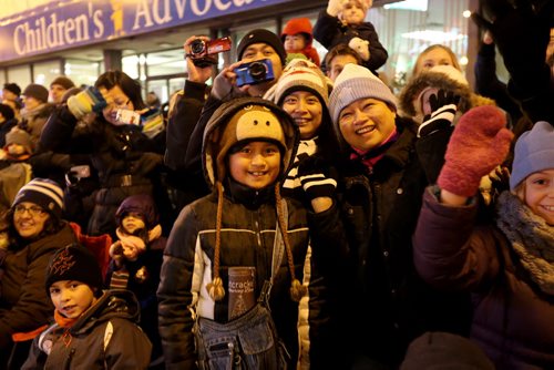 Santa Claus Parade on Portage Avenue, Saturday, November 16, 2013. (TREVOR HAGAN/WINNIPEG FREE PRESS)