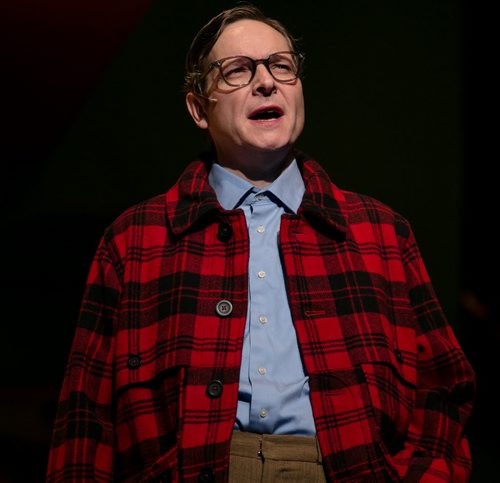 Rob McLaughlin as adult Ralphie and narrator. A Christmas Story based on the iconic film from 1983 plays at MTC until November 21 - December 14.  131119 - Tuesday, November 19, 2013 - (Melissa Tait / Winnipeg Free Press)