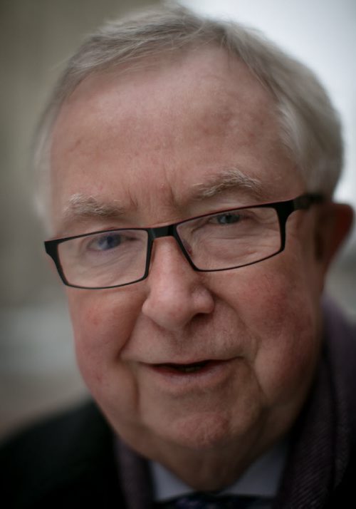 Former Prime Minister Joe Clark is in Winnipeg on a book tour for his new book. How We Lead: Canada in a Century of Change. 131120 - Wednesday, November 20, 2013 - (Melissa Tait / Winnipeg Free Press)