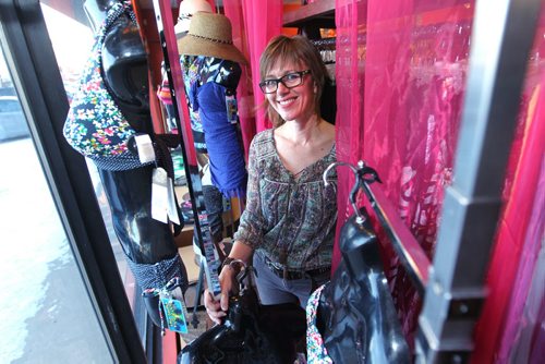 Pat Lewyc owner of Hula Hut,--story on women who hate bathing suit shopping for Sunday Xtra. November 21, 2013 Ruth Bonneville / Winnipeg Free Press