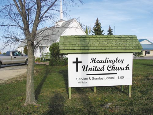 Canstar Community News Oct. 16, 2013 - The basement of Headingley United Church was damaged after a sewage backup occurred. (ANDREA GEARY/CANSTAR COMMUNITY NEWS)