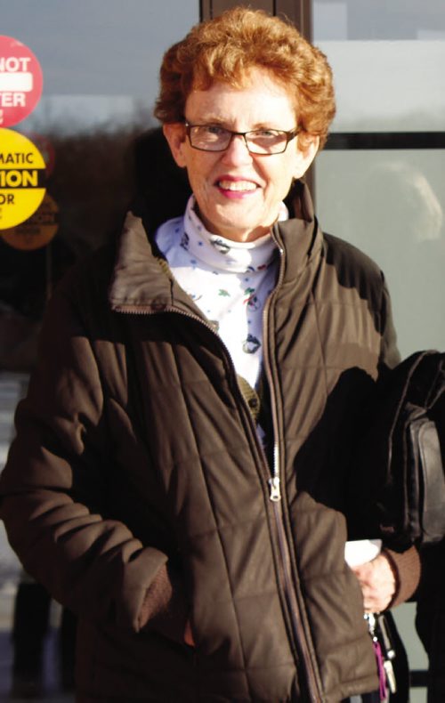 Canstar Community News Nov. 27, 2013 -- Margaret Davidge is a tenant at the Courts of St. James and is upset over the loss of IGA where she bought her groceries.