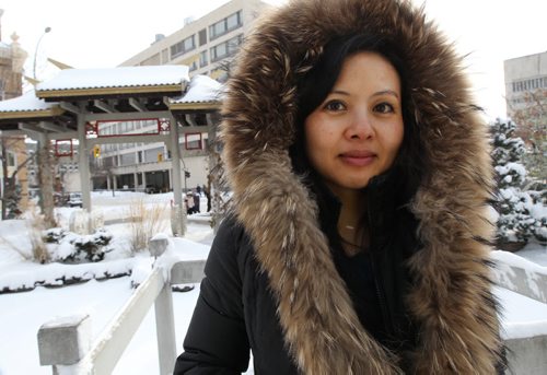 Nuo Yang is author of a report urging Winnipeg to establish closer ties with its sister cities, in particular her hometown of Chengdu, which is an economic powerhouse in China with a population of 14 million. The lack of action in response to her report prompted the FP to send Gerald Flood to Chengdu to see what we are missing.See Gerald Flood story- Dec 05, 2013   (JOE BRYKSA / WINNIPEG FREE PRESS)