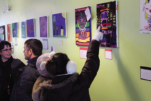 Canstar Community News Inner City Youth Alive art show. (JORDAN THOMPSON)