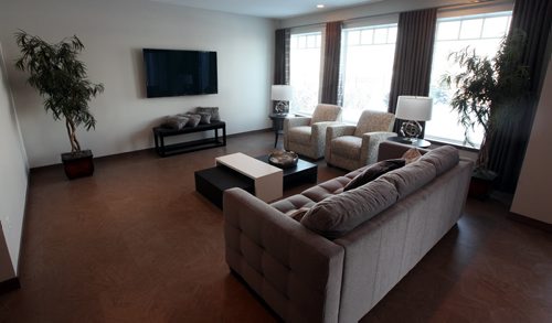 162 Lake Bend Road in Bridgwater Lakes-Walk in basment entertainment room. December 6, 2013 - (Phil Hossack / Winnipeg Free Press)