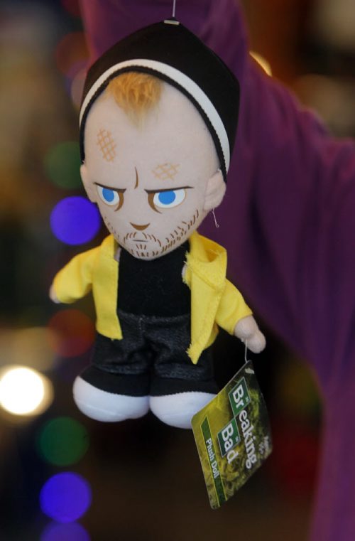 49.8 - INTERSECTION - Christmas Gift Guide Gifts. City Haul has a Breaking Bad Jessie doll. BORIS MINKEVICH / WINNIPEG FREE PRESS  December 9, 2013