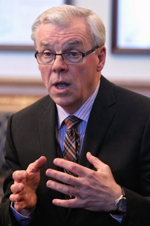 Premier Greg Selinger during his year end interview with the Winnipeg Free Press. 131219 - December 19, 2013 MIKE DEAL / WINNIPEG FREE PRESS