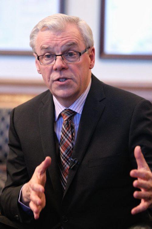 Premier Greg Selinger during his year end interview with the Winnipeg Free Press. 131219 - December 19, 2013 MIKE DEAL / WINNIPEG FREE PRESS