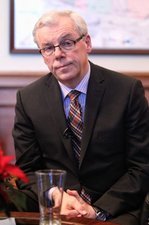 Premier Greg Selinger during his year end interview with the Winnipeg Free Press. 131219 - December 19, 2013 MIKE DEAL / WINNIPEG FREE PRESS