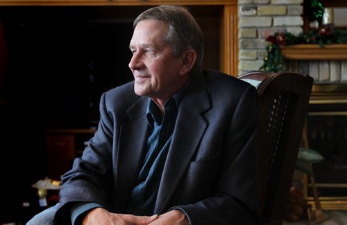 Portraits of former Winnipeg Fire Chief Reid Douglas in his home. See story.   Dec 19, 2013 Ruth Bonneville / Winnipeg Free Press