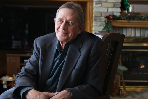 Portraits of former Winnipeg Fire Chief Reid Douglas in his home. See story.   Dec 19, 2013 Ruth Bonneville / Winnipeg Free Press
