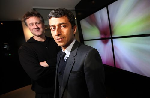 They're known around the world for their clothing but Mondetta is stepping into some new territory with its newly-launched interior design division. The Winnipeg-based company figures it has been designing clothes for so long it can extend its brand in the same way that Ralph Lauren and others have. Picture of Ash Modah (right) and their new head of interior design, Roman Rozumnyj. December 20, 2013 - (Phil Hossack / Winnipeg Free Press)