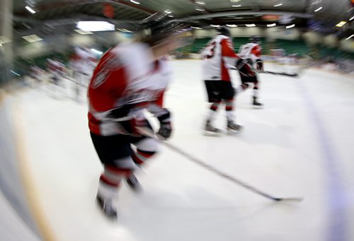 File art of hockey players for 49.8 on chew (chewing tobacco) (smokeless tobacco) at Selkirk Steelers versus Portage Terriers, at Selkirk Rec Complex, Sunday, December 22, 2013. (TREVOR HAGAN/WINNIPEG FREE PRESS)