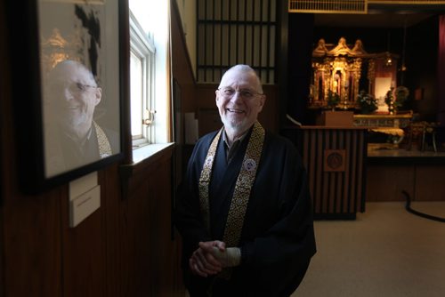 Portrait of Sensei Fredrich Ulrich in Manitoba Buddhist Temple, story on how he is retiring.  See Faith Page, Brenda Suderman Jan 02, 2014 Ruth Bonneville / Winnipeg Free Press