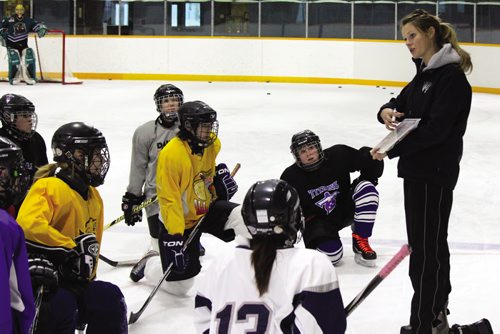 Canstar Community News Jennifer Jonsson with her team. (JORDAN THOMPSON)