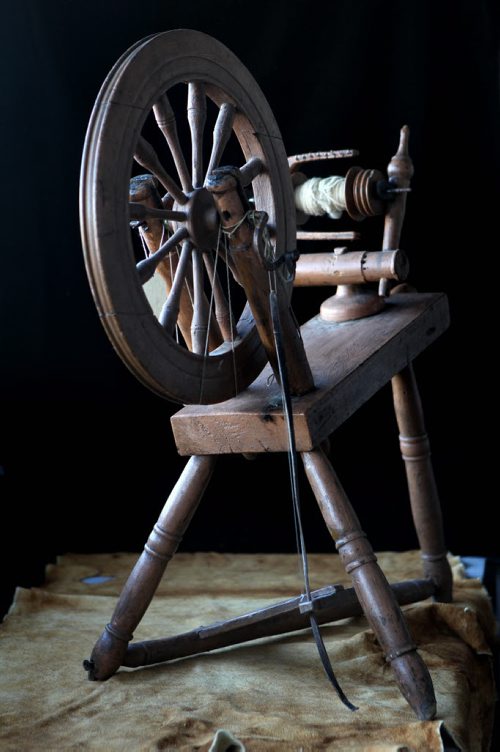 Spinning wheel and wool Carders. Made by Hugh Matherson in mid 1800's. HBC Manitoba Museum artifacts from 1812-20 period to illustrate the Scottish in our province's history.  Alex Paul story.. Jan 08, 2014 Ruth Bonneville / Winnipeg Free Press