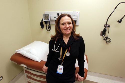 Dr. Tamara Buchel poses for a photo at her clinic inside Seven Oaks Hospital. BORIS MINKEVICH / WINNIPEG FREE PRESS January 13, 2014