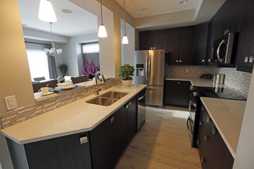 kitchen - HOMES  149 Drew St . Qualico Homes .JAN. 14 2014 / KEN GIGLIOTTI / WINNIPEG FREE PRESS