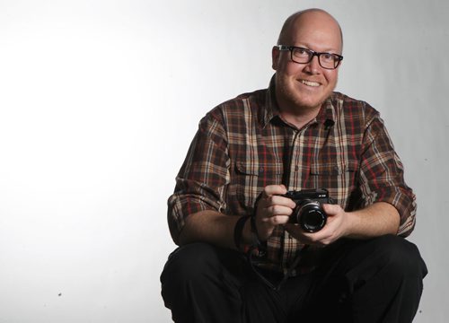 Studio portraits of Winnipeg Free Press Photographer Mike Deal.  Jan 15,, 2014 Ruth Bonneville / Winnipeg Free Press