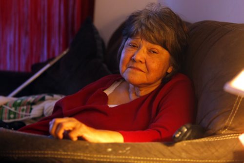 65-year-old Beverley Paul is being evicted from her house Friday after her home was sold at auction because the bank wanted the family line of credit paid off. BORIS MINKEVICH / WINNIPEG FREE PRESS January 16, 2014