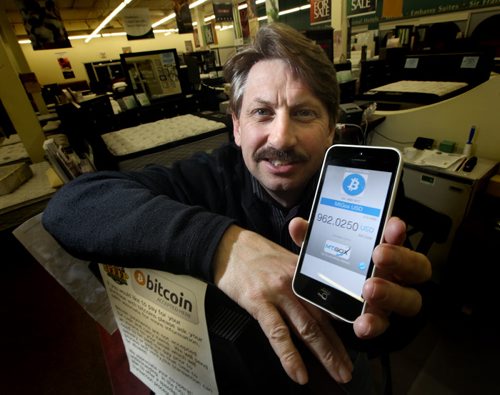 David Keam's "Best Sleep Center" now accepts "Bitcoins" as payment curency.  See story. January 21, 2014 - (Phil Hossack / Winnipeg Free Press)
