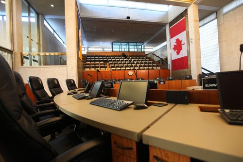 Empty   City Hall Councillor Chamber chairs for story on the rotating chair in politics.  Key words  - political party chairs, Leg, Parliament , politics.  49.8  Jan 28,, 2014 Ruth Bonneville / Winnipeg Free Press
