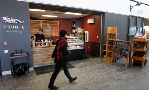 Ubuntu Cafe and Bakery in the same building as the recently opened Gaynor Family Regional Library in Selkirk, Manitoba, with a $1.5 m donation from the Gaynor family. 140204 - February 04, 2014 MIKE DEAL / WINNIPEG FREE PRESS