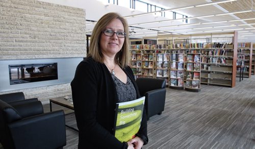 Colleen Sklar, Chair of the Gaynor Familyhe Library, in Selkirk, Manitoba, with a $1.5 m donation from the Gaynor family. 140204 - February 04, 2014 MIKE DEAL / WINNIPEG FREE PRESS