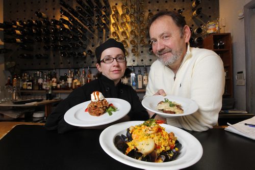 RESTAURANT REVIEW - Fusion Grill - Chef Lorna Murdoch and owner Scot McTaggart. BORIS MINKEVICH / WINNIPEG FREE PRESS. FEB 7, 2014