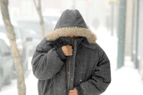 Wicked weather assaults downtown Winnipeg. General shots. BORIS MINKEVICH / WINNIPEG FREE PRESS  Feb. 11, 2014