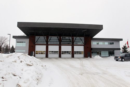 The new fire hall at the corner or Route 90 and Portage Ave. FILE SHOTS. BORIS MINKEVICH/WINNIPEG FREE PRESS  Feb. 12/14