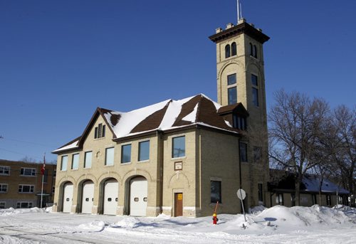 The 100 year old Fire Station no. 5 at 845 Sargent Avenue. Geoff Kirbyson story  Wayne Glowacki / Winnipeg Free Press Feb. 13   2014
