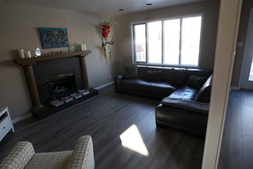 69 Mulligan Bay in Lindenwoods-Family room-See Todd Lewys story- Feb 18, 2014   (JOE BRYKSA / WINNIPEG FREE PRESS)