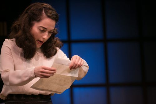 Tal Gottfried as Anne Frank in The Secret Annex, a play by Alix Sobler set in America after Anne Frank survives the war. Playing at the Tom Hendry Theatre Feb. 20 to March 8 140218 - Tuesday, {month name} 18, 2014 - (Melissa Tait / Winnipeg Free Press)
