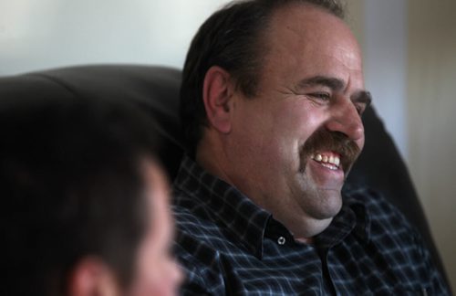 Jacob Dik laughs Thursday. See Bill Redecopp story AND Video re: 13 orphaned kids adopted by their Uncle and Aunt. February 20, 2014 - (Phil Hossack / Winnipeg Free Press)